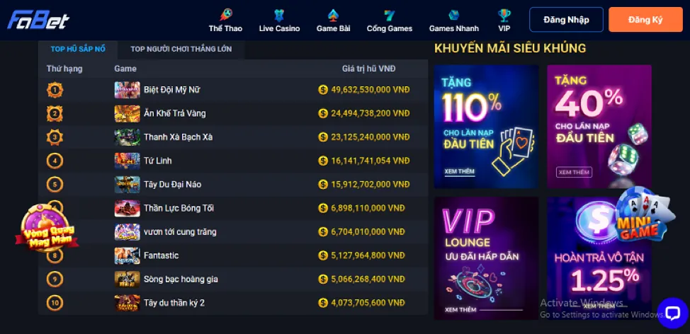 Hình ảnh đa dạng các trò chơi Nổ Hũ tại 555win55